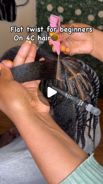 Shortanee Young-Grant on Instagram: "Flat twist for beginners 😎 #natural #naturalhair #2strandtwist #pov #tips #trick #braids #tuck #hairstyles #feedins #knotless #Boxbraids #tribal #tribalbraids #braid #blessed #thankful #humble #grateful #vibe #work #happy  #tucking #knotlessbraids" Flat Twist Styles For Kids, Flat Twist Short Natural Hair, Flat Twist With Two Strand Twist, Twists Natural Hairstyles, 90s Flat Twist Hairstyles, Natural 2 Strand Twist Hairstyles, Finger Twist Natural Hair, Flat Twist Kids Hairstyles, How To Twist Natural Hair