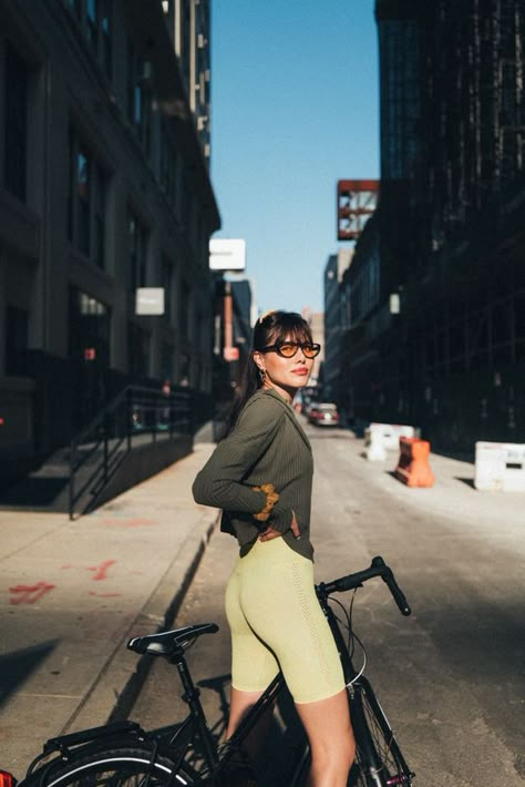 FP MOVEMENT ADVENTURE SHOP | Natalie Off Duty | Bloglovin’ Bicycle Lifestyle Photography, Riding Bike Aesthetic, Bicycle Photoshoot, Urban Bike Style, Bicycle Photo, Bike Outfit, Bicycle Photography, Natalie Off Duty, Bike Outfits