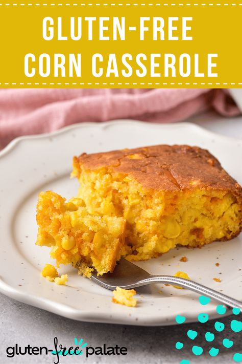 Gluten Free Corn Casserole Recipe, Gluten Free Corn Casserole, Thanksgiving Corn Recipes, Thanksgiving Gluten Free, Gf Sides, Armor Of God Lesson, Cornmeal Recipes, King Arthur Gluten Free, Thanksgiving Spread