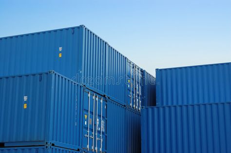 Blue freight containers. The blue freight containers waiting to be loaded , #AFFILIATE, #containers, #freight, #Blue, #loaded, #waiting #ad Freight Container, 40ft Container, Cargo Container, Revenue Growth, Profitable Business, Shipping Container, Business Strategy, Stock Images Free, You Must