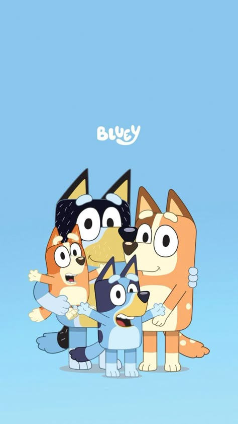 Heeler Family Wallpaper - Bluey Official Website Bandit And Chilli, Bluey Wallpaper, Pixie Short Hair, Family Wallpaper, Male Cartoon Characters, Bluey Bingo, Baby News, Styles Hairstyles, Screen Savers Wallpapers