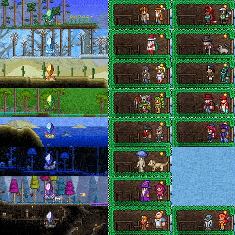 Terraria Npc Guide, Terraria Npc House Ideas, Terraria Guide, Guide Terraria, Terraria Art, Terraria Memes, Terraria Tips, Terraria House Ideas, Terraria House Design