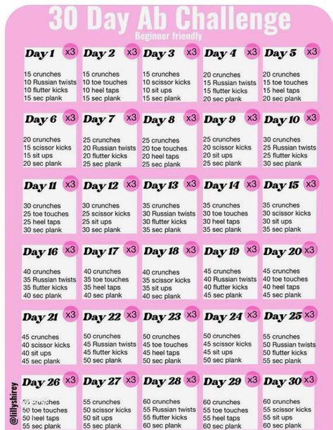 Teen Workout, Teen Workout Plan, Month Workout Challenge, 30 Day Ab Challenge, Summer Body Workout Plan, 30 Day Abs, Workouts For Teens, Ab Challenge, Month Workout