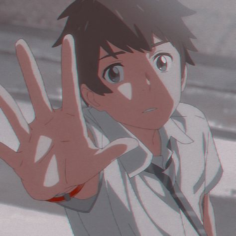 Cute Anime Aesthetic, Anime Boy Icon, Gif Quotes, Kimi No Na Wa Wallpaper, Your Name, Anime