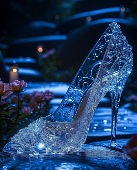 Which of these cinderella inspired scenes is your favorite, 1,2,3,4,5,6,7,8,9 or 10? 💙 My lovely friend @storypals and I collaborated to… | Instagram Clear High Heels Cinderella, Cinderella Glass Slipper Drawing, Glass Heels Cinderella, Glass Shoes High Heels Cinderella, Glass High Heels Cinderella, Cinderella Heels, Mosaic Home, Glass Heels, Cinderella Slipper