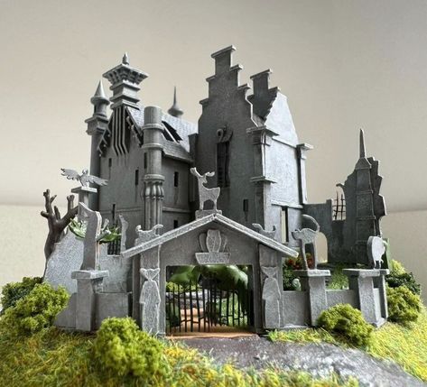 timburtonalways | Hey guys! look at this amazing new Edward Scissorhands castle by: @cultartmodels it's available on etsy! link in bio | Instagram Edward Scissorhands Castle, Edward Scissorhands, Instagram Bio, Haunted House, Link In Bio, Castle, That Look, Look At, Instagram