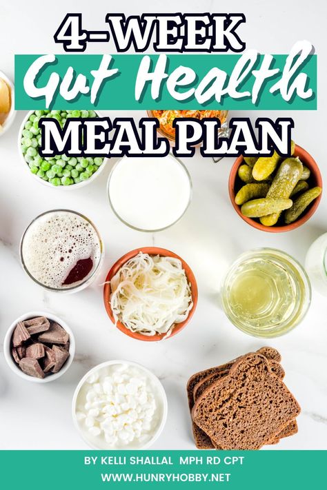 This 4-week gut health meal plan was created for my GI MAP Clients to support gut healing. For them, it accompanies an individualized supplement and lifestyle protocol. But testing can be expensive and a big commitment. Starting with this meal plan along with the gut health fab five (high-quality L-glutamine, magnesium, fish oil, multi-vitamin with zinc, and high-dose probiotics) is a great way to start, along with adding an extra hour of sleep a night to improve your gut health! Gut Health Meal Plan, Healthy Gut Diet, Health Meal Plan, Sport Supplements, Gut Health Diet, Health Diet Plan, Sample Meal Plan, Health Guru, Probiotic Foods