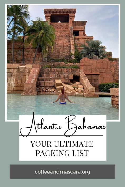 I spent a week staying at The Atlantis Bahamas resort so this blog post is based on my personal experience of what I wore and wish I’d had with me. From swimwear essentials to sunscreen must-haves, I’ve got you covered for what to pack and bring to Atlantis Bahamas. #Atlantis #AtlantisBahamas Bahamas Packing List, List Of Places To Travel, What To Pack For Vacation, Bahamas Resorts, Bahamas Trip, Atlantis Bahamas, All Inclusive Trips, Ultimate Packing List, Bahamas Travel