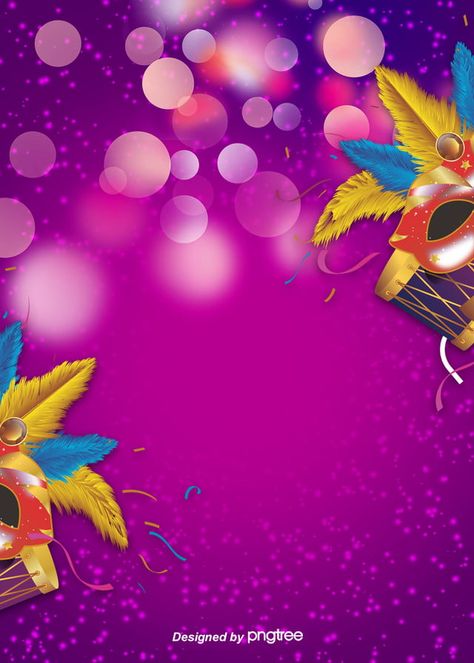 Máscara De Carnaval Brasileiro Criativo Halo Púrpura Carnival Background Halo Backgrounds, Carnival Background, Ribbon Invitation, Neon Background, Wedding Background Images, Plan Image, Violet Background, Romantic Background, Festival Background