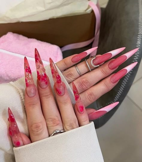 Fall Nail Inspiration, Sharp Nails, Airbrush Nails, Glow Nails, Luxury Nails, Fall Nail, Unique Nails, Fire Nails, Funky Nails