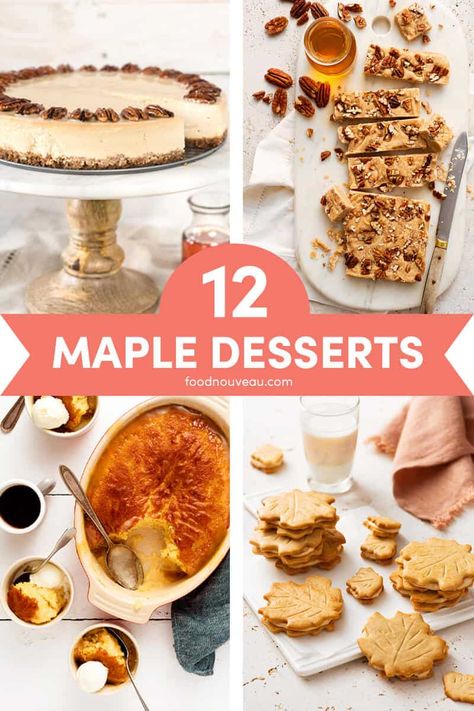 Maple Dessert Recipes, Maple Butter Recipe, Maple Syrup Cake, Maple Desserts, Canadian Dessert, Maple Fudge, Popular Desserts Recipes, Maple Recipes, Dessert Recipes Cookies