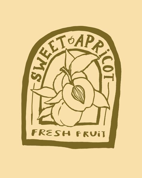 peachtober day 9 : apricot 🍑 #peachtober24 #peachtober #peachtober24apricot @peachtober [art, art challenge, art, experiment, gouache watercolour, experiment, daily art challenge, digital art, digital painting, illustration, digital illustration, independent artist, artist, poster, sticker, poster design, sticker design, fruit sticker, vintage, vintage design, vintage illustration, fruit illustration] Pecan Illustration, Apricot Illustration, Daily Art Challenge, Illustration Fruit, Sticker Poster, Fruit Illustration, Design Sticker, Granola Girl, Illustration Digital