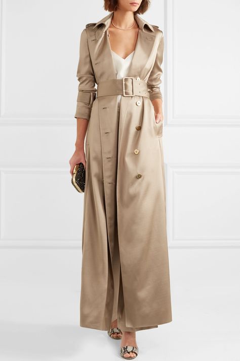 Silk Duster Coat, Piaget Ring, Jimmy Choo Mules, Silk Duster, You Look Fab, Jimmy Choo Clutch, Ralph Russo, Silk Coat, Anita Ko