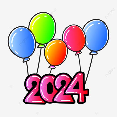 Happy New Year 2024 Clipart, New Years Ball Drop, 2024 Clipart, Halloween Clipart Free, Happy 2024, Saraswati Mata, Pearl Tattoo, Bart Simpson Art, New Years Ball