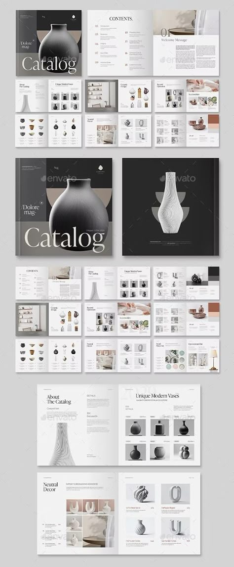 Square Catalog Brochure Template, Print Templates | GraphicRiver Modern Catalog Design, Brochure Design Minimalist, Square Catalog Design, Creative Catalog Design, Corporate Catalogue, Booklet Design Layout, Brand Catalogue, Company Brochure Design, Booklet Layout