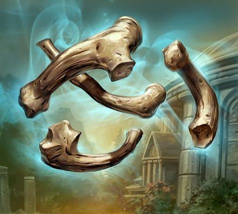 Roll the Bones - Hearthstone Wiki Props Illustration, Divination Magic, Dnd Spells, Spell Magic, Hearth Stone, Fantasy Items, Dnd Inspiration, Evil Wizard, Random Number