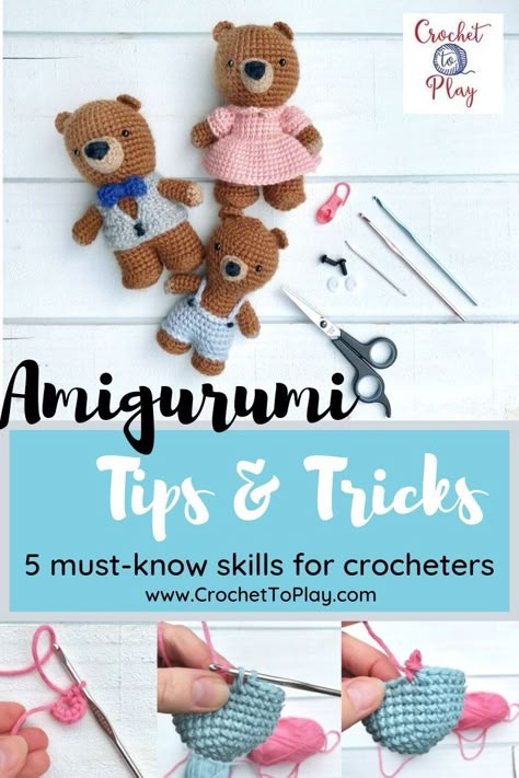 Crochet Amigurumi For Beginners, Grace And Yarn, Amigurumi Tips, Beginners Amigurumi, Crochet Tips And Tricks, Amigurumi For Beginners, Crochet Geek, Amigurumi Doll Pattern, Easy Amigurumi