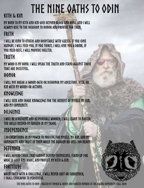 Norse Wicca, Nordic Paganism, Odin Mythology, Viking Prayer, Viking Facts, Odin Norse Mythology, Nordic Symbols, Viking Tattoo Symbol, Viking Quotes