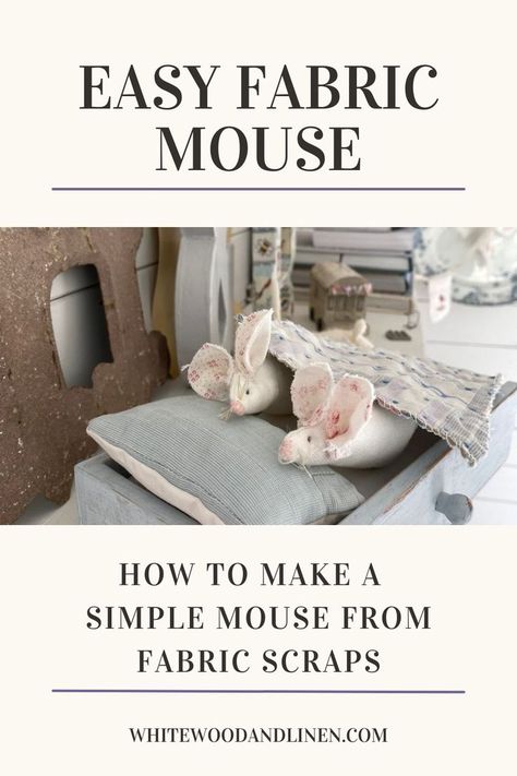 Follow this free and easy tutorial with step by step instructions to create your very own sweet and simple mouse craft which also makes good use of your fabric scraps too Fabric Mouse Pattern Free Sewing, Free Mouse Patterns To Sew, Fabric Mice Pattern Free Sewing, Mouse Patterns To Sew, Christmas Mouse Pattern, Mouse Sewing Pattern, Mouse Craft, Sewn Toys, Fabric Mouse