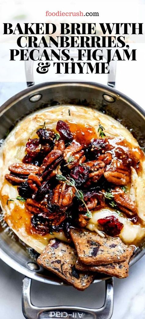 Brie Recipes Christmas, Fig And Pecan Baked Brie, Bbq Baked Brie, Baked Brie With Figs, Brie Cheese And Fig Recipes, Baked Brie With Cranberries And Pecans, Baked Brie Recipes Cranberry, Baked Brie Cheese Recipes Appetizers, Recipes With Pecans Healthy