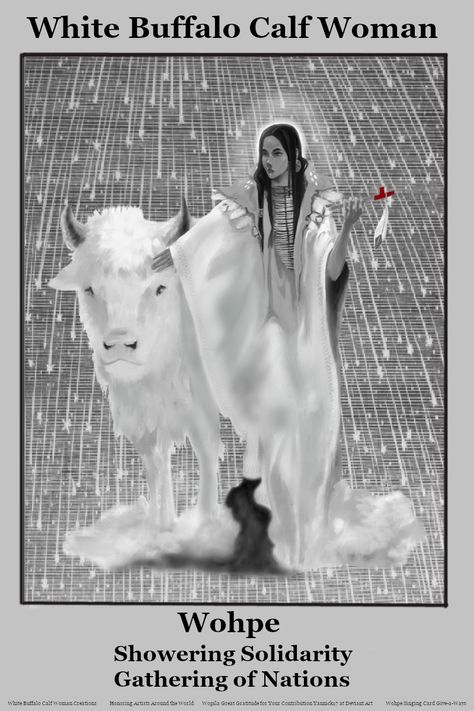 White Buffalo Woman Goddesses, Native Spirituality, White Buffalo Woman, White Buffalo Calf Woman, Star Of Ishtar, The White Buffalo, Chief Seattle, Buffalo Art, Sleeping Giant