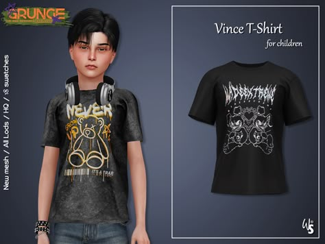 The Sims Resource - Sims 4 - Clothes - WisteriaSims - For Children - Vince T-shirt for Boys Male Swimsuit Sims 4 Cc, Mens Cc Sims 4 Clothes, Male Child Sims 4 Cc, The Sims 4 Cc Patreon Child Boy Clothes, Sims4 Boy Clothes, Sims 4 Cc Shirts Men, Sims Boy Clothes, Sims 4 Male Kids Cc, Sims 4 Kid Cc Boy