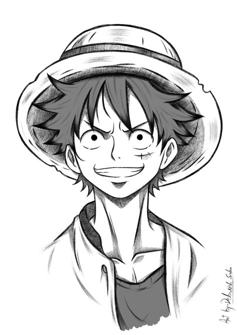 One Piece Luffy Sketch, Luffy Pencil Sketch, Luffy Drawing Sketch, One Piece Drawing Sketches, Monkey D Luffy Drawing, Luffy Sketch, Luffy Drawing, Easy Manga Drawings, Dollars Money Wallpaper