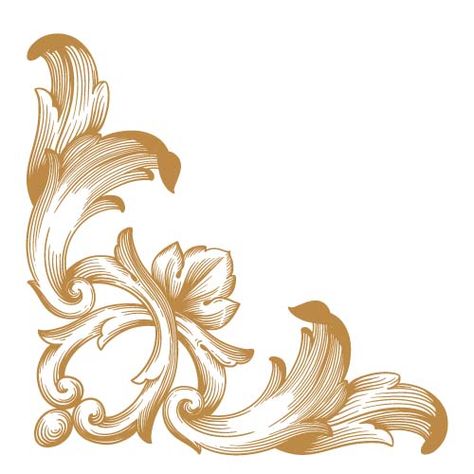 Classical ornaments corner vector Fancy Corner Designs, Vector Flourish, Corner Ornament, Ornament Vector, Baroque Frames, School Images, Cdr File, Decorative Design, Background Vintage