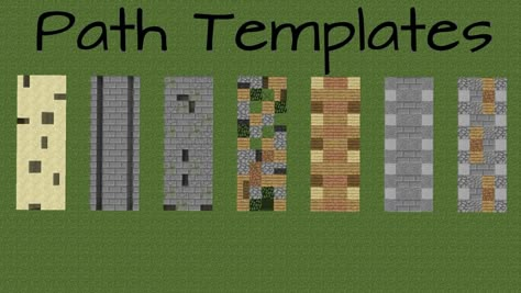 Path Ideas Minecraft, Path Minecraft, Minecraft Path Ideas, Minecraft Path, Minecraft Poster, Villa Minecraft, Construction Minecraft, Minecraft Building Guide, Minecraft Garden