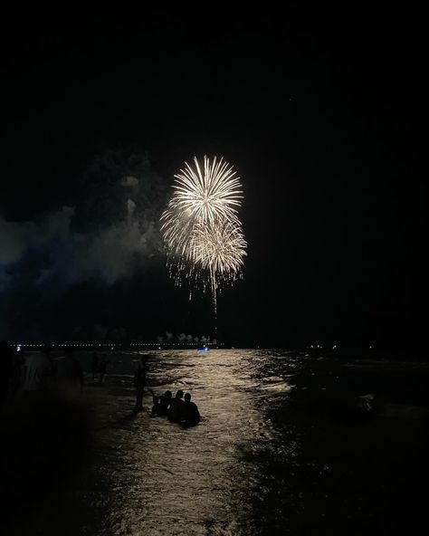 fireworks on the beach Beach Fireworks, Fire Works, Beach Aesthetic, Fireworks, The Beach, Quick Saves