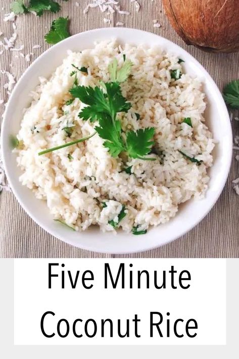 Recipe For Coconut Rice, Main Course Meals, Instant Rice Recipes, Coconut Rice Recipe, Rice Side, Arroz Frito, Instant Rice, Rice Side Dishes, Coconut Rice