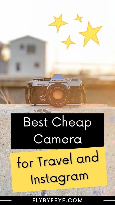 The best travel camera for Instagram when you are on a budget. Cheap camera for travel and Instagram. Read my honest review on the best budget camera for travel photography. #travelphotography #cheapcameras Best Travel Camera For Beginners, Cheap Cameras For Photography, Best Travel Camera, Analogue Camera, Cheap Camera, Sony Handycam, London 2023, Mom Crafts, Photography Essentials