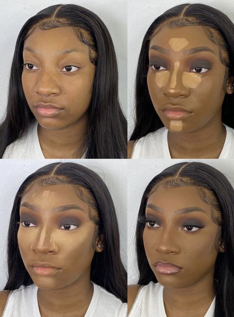 Contour Blending, Africa Chic, Headwrap Hairstyles, Imperfect Beauty, Makeup Life Hacks, Makeup Business, Natural Makeup Tips, Makeup Brushes Guide, Look Legging