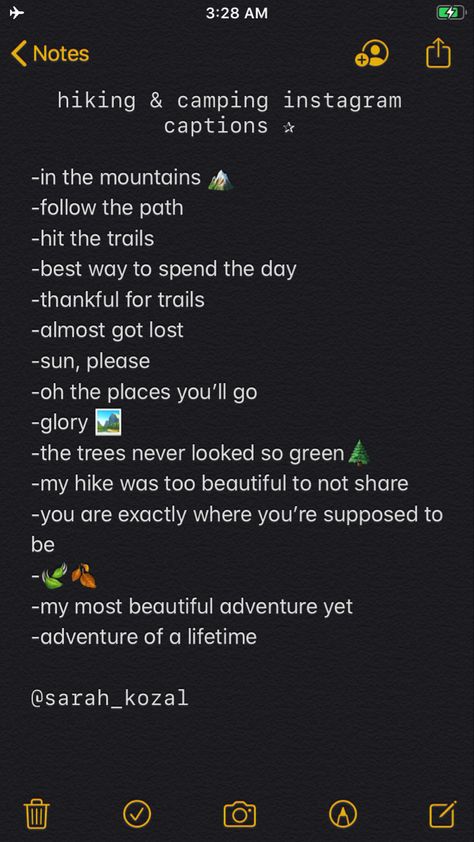 hiking & camping (nature) instagram captions Instagram Captions On Nature, Caption For Nature Instagram, Ig Captions For Nature Pics, Best Caption For Nature Photography, Caption For Pic With Nature, Road Photography Captions, Instagram Story Captions Nature, Insta Captain For Nature, Caption In Nature