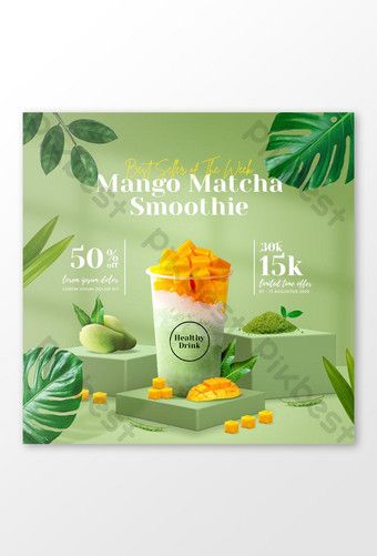 Healthy drink menu promotion social media instagram post banner template Premium Psd#pikbest#templates New Drink Poster, Healthy Poster Design, Drink Poster Design Ideas, Drink Graphic Design, Product Design Poster, Product Poster Design, Summer Drink Menu, Poster Drink, Drinks Poster