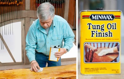 Some handy tips for IDing and using tung oil finishes plus a list of products Painted Dresser Ideas, Outdoor Air Conditioner, Decorating With Antiques, Deck Skirting, Tung Oil Finish, Revamp Furniture, Build A Fireplace, Diy Organizing, Dresser Ideas