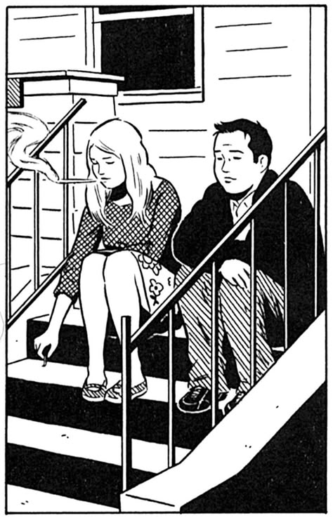 Adrian Tomine Comic Outline, Adrian Tomine, Arte Punk, Comic Panels, Comic Book Artists, Comic Illustration, Comic Books Art, New Yorker, Art Drawing