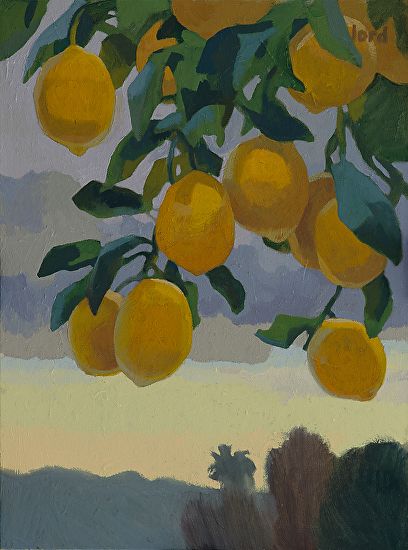 Forecast of Rain and Lemons by carolyn lord Oil ~ 16" x 20" Carolyn Lord, Gouache Art, Arte Sketchbook, Arte Inspo, Aesthetic Painting, Painting Art Projects, Painting Inspo, Diy Canvas Art, Canvas Art Painting