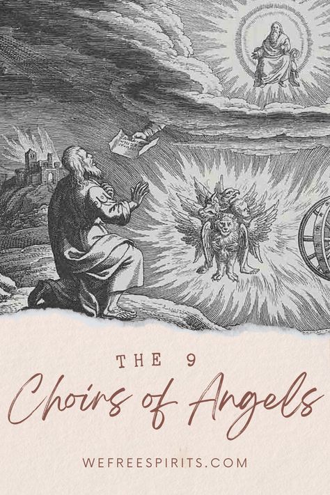 The 9 Choirs of Angels explained: Explore their unique attributes, duties, and influence in religious belief and culture. #choirsofangels #angels #archangels #seraphim #cherubim 9 Choirs Of Angels, Choirs Of Angels, Holiness Of God, Prophet Isaiah, Book Of Genesis, Nature Of God, Christian Traditions, Birth Of Jesus, Guardian Angels