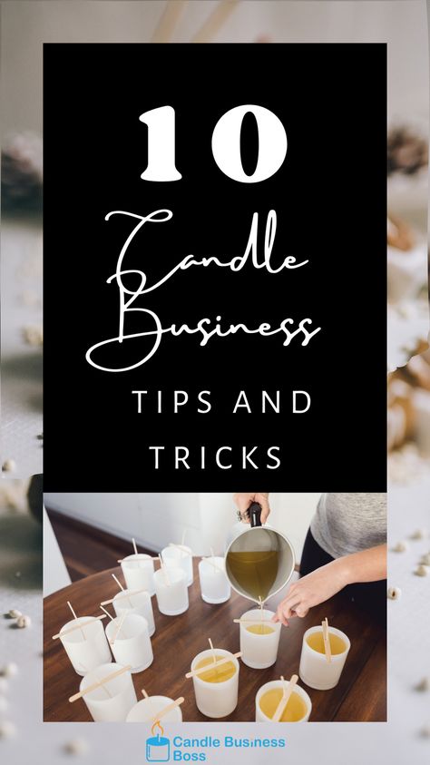 Candle Business Tips, Starting A Candle Business From Home, Candle Website, Business Candle, Candle Hack, Multiple Candles, Candle Projects, Soap Supplies, Candle Making Business