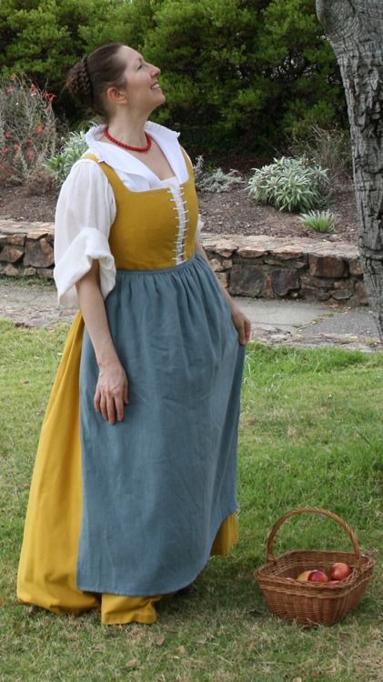 1580s Italian Peasant Dress – Historical Alterations 17th Century Fashion Peasant, 1400s Dresses, Medieval Peasant Woman, Tudor Kirtle, 18th Century Peasant, Peasant Fashion, Tudor Clothing, 1500s Fashion, Italian Costume