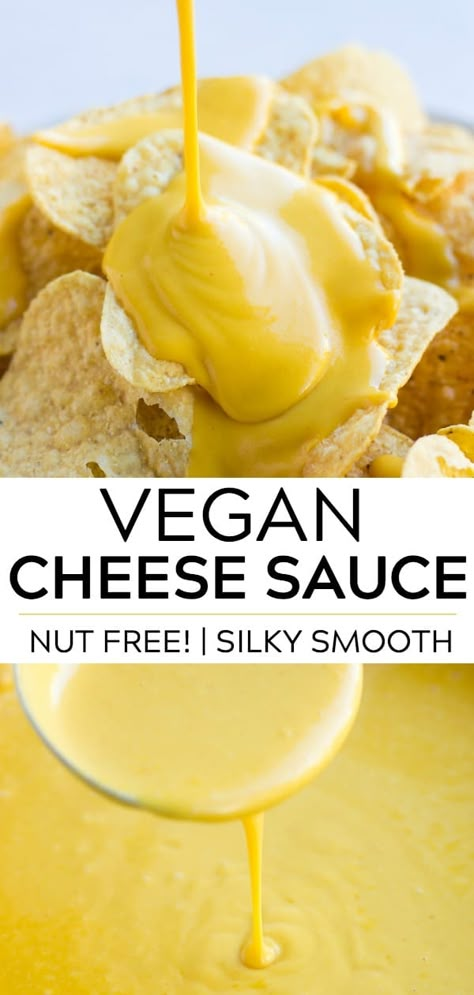 Vegan Cheese Sauce Nut Free, Nora Cooks, Vegan Cheese Recipes, Vegan Cheese Sauce, Cheese Chips, Vegan Dip, Dairy Free Cheese, Queso Dip, Vegan Mac And Cheese