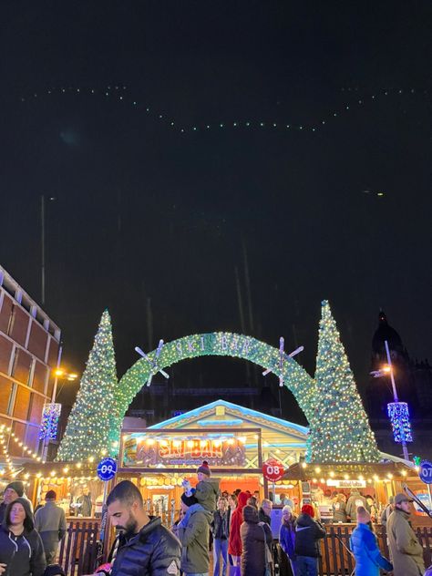 christmas leeds winter markets lights christmas markets things to do christmassy neon christmas trees Leeds Christmas, Market Lighting, Uk Destinations, University Life, Nottingham, Sheffield, Christmas Market, Leeds, Brighton