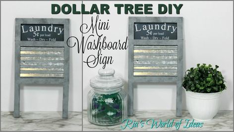 I have seen so many washboards used as Farmhouse style decor that I decided to make one of my own with dollar tree Items. To see how to make this DIY check out the video! This project only cost me around $1.25 to make. I made a mini one because I wanted to place it on a shelf in my Laundry Room. This mini washboard looks so cute in my Laundry Room! Diy Washboard For Laundry, Dollar Tree Galvanized Metal Crafts, Diy Washboard, Neutral Decorating, Farmhouse Diys, Dollartree Diy, Wash Board, Diy Farmhouse Decoration, Jenga Game