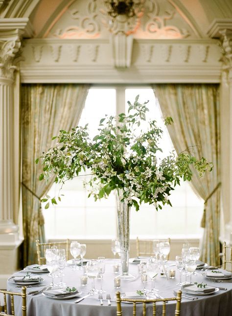 Eucalyptus Centerpiece, Beautiful Wedding Centerpiece, Green Wedding Inspiration, Tall Wedding Centerpieces, Simple Wedding Centerpieces, Unique Wedding Flowers, Tall Centerpieces, Sage Green Wedding, Flower Centerpieces Wedding