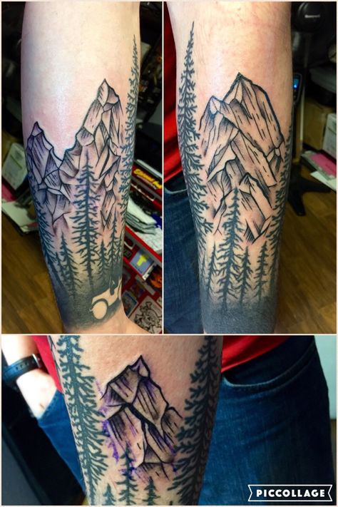 forest Jeep Tattoos, Guy Tattoos, Jeep Tattoo, Pictures To Print, Tattoo Mountain, Dream Catcher Tattoo Design, Adventure Trips, Pine Tree Tattoo, Posts Ideas