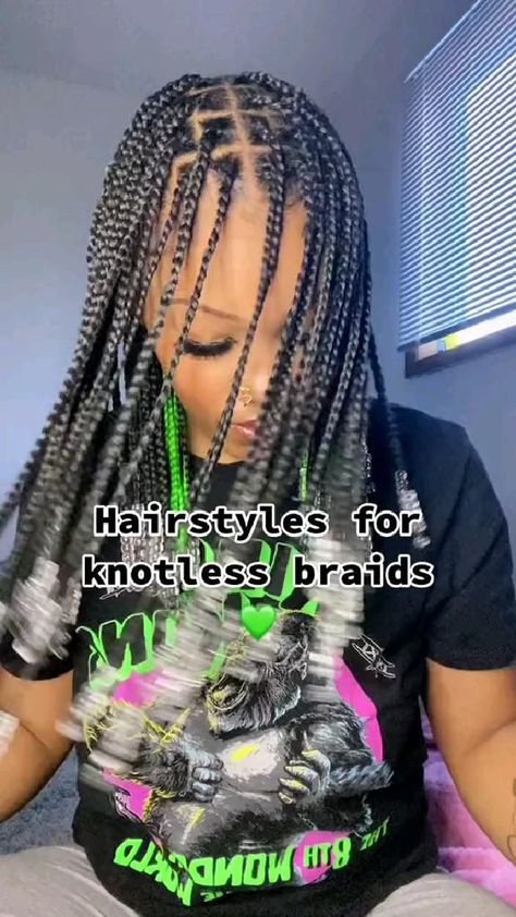 Pin on Hairstyles Cute Box Braids, Short Box Braids Hairstyles, Short Box Braids, Big Box Braids Hairstyles, Box Braids Hairstyles For Black Women, Cute Braided Hairstyles, Braided Cornrow Hairstyles, Quick Braided Hairstyles, Cute Box Braids Hairstyles