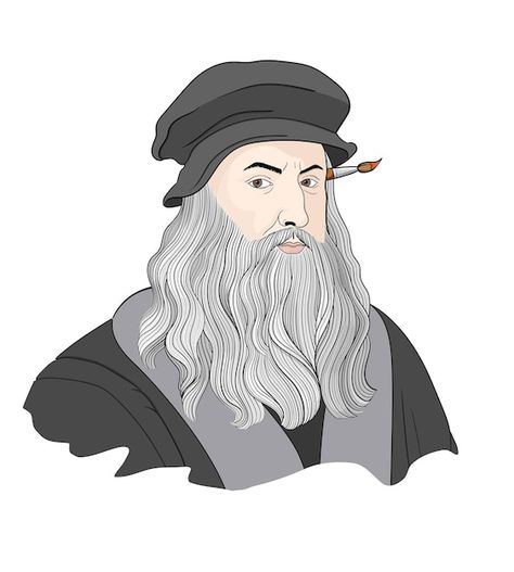 Leonardo da vinci fue un erudito italian... | Premium Vector #Freepik #vector #leonardo #ilustracion-hombre #hombre-dibujo #hombre Leonardo Da Vinci Dibujos, Leonardo Vinci, Funky Glasses, Easy Drawings Sketches, Animation Design, Drawing Sketches, Easy Drawings, Premium Vector, Vector Art