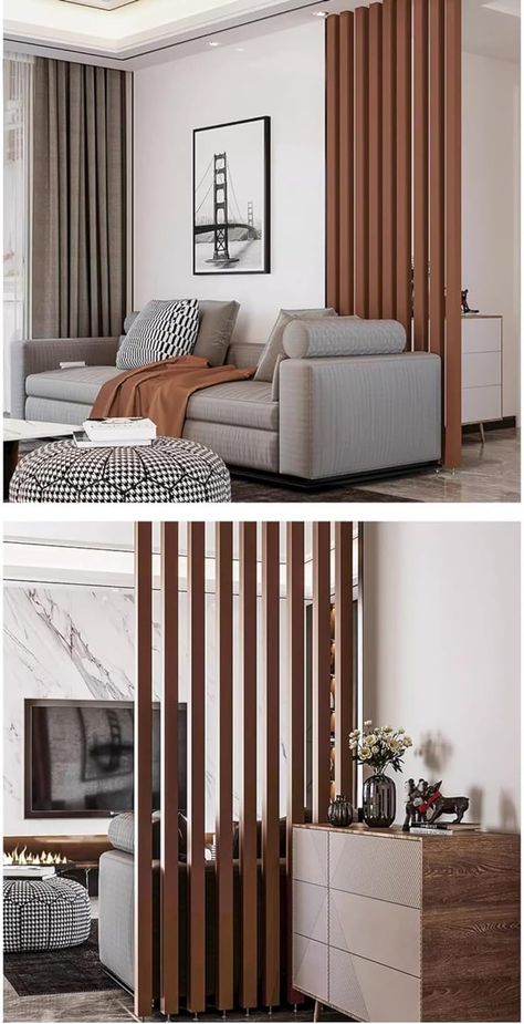 Amazon.com: Wall Partition Room Divider Floor to Ceiling Wooden Slats - 2ft/3ft/4ft/5ft/6ft/7ft/8ft Tall Screen Partition Post Living Room Simple Modern Entrance Restaurant Office Hollow Decor Column (Color : Wo : Home & Kitchen Floor To Ceiling Room Divider, Ceiling Room Divider, Entrance Restaurant, Ceiling Room, Modern Luxury Living Room, Screen Partition, Wall Partition, Modern Entrance, Wood Screens