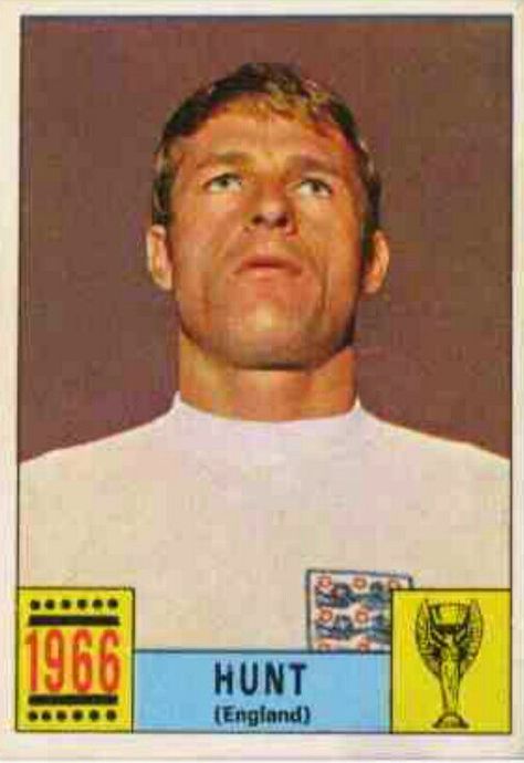 Roger Hunt of England. 1966 World Cup Finals card. 1966 World Cup Final, 1966 World Cup, Football Stickers, Association Football, World Cup Final, Cup Final, Football Cards, World Cup, England